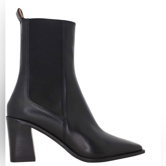 Zara Shoes - NWT ZARA Ankle Boot Leather Black Size 6